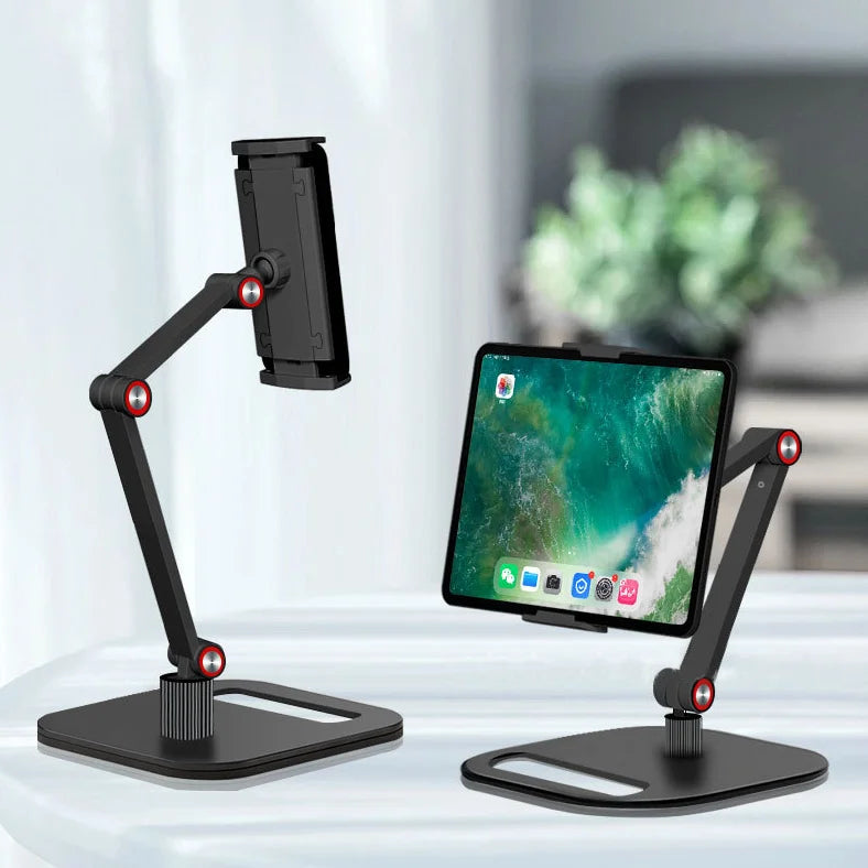 Tablet Stand Adjustable Folding Monitor Desk Holder Ergonomic Rotatable For 12-17 inch Tablet VESA Screen External Bracket