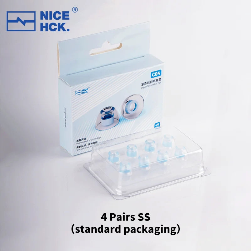 NICEHCK C04 Silicone Eartips for Enhanced Noise Isolation - Smarsty