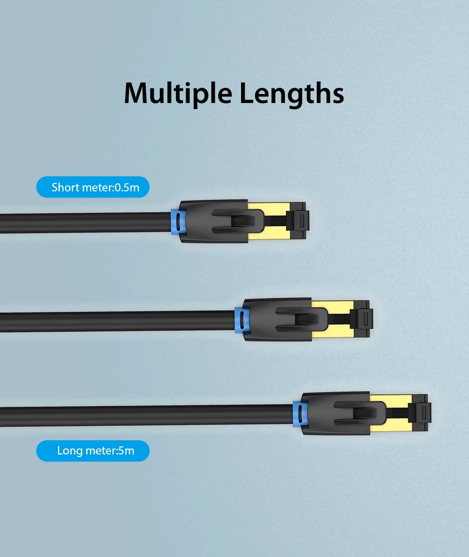 High-Speed Vention Cat8 Ethernet Cable 40Gbps - Smarsty