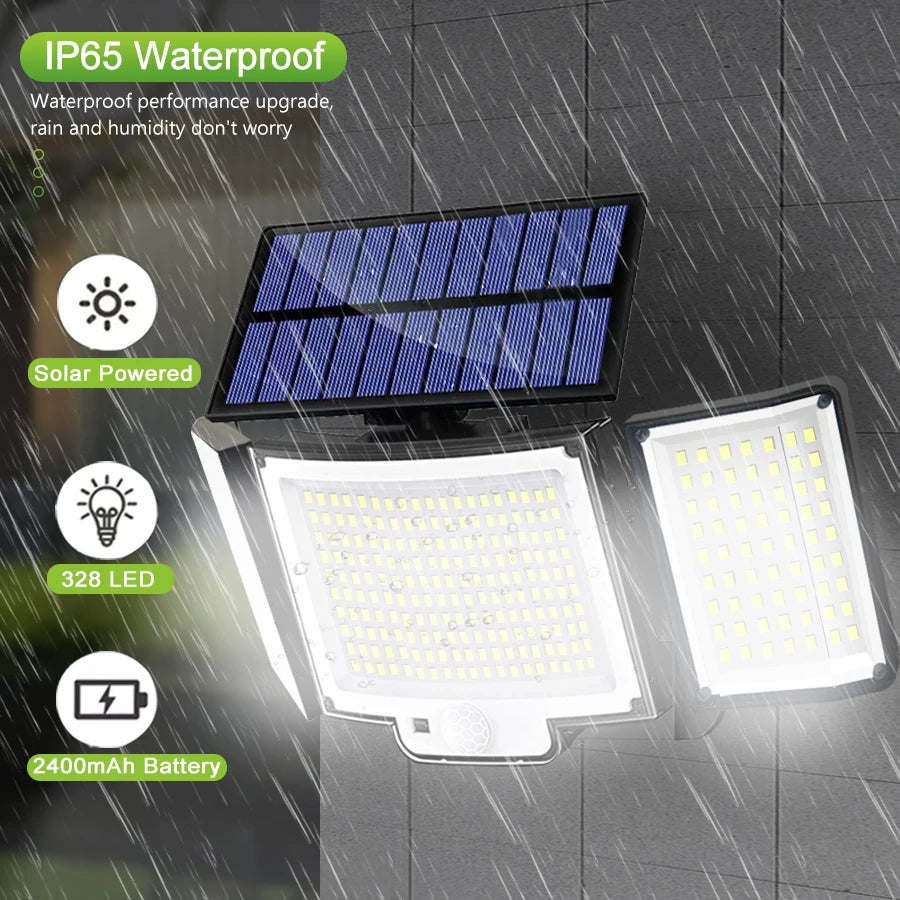 Super Bright Solar Motion Sensor Light for Outdoor Use - Smarsty