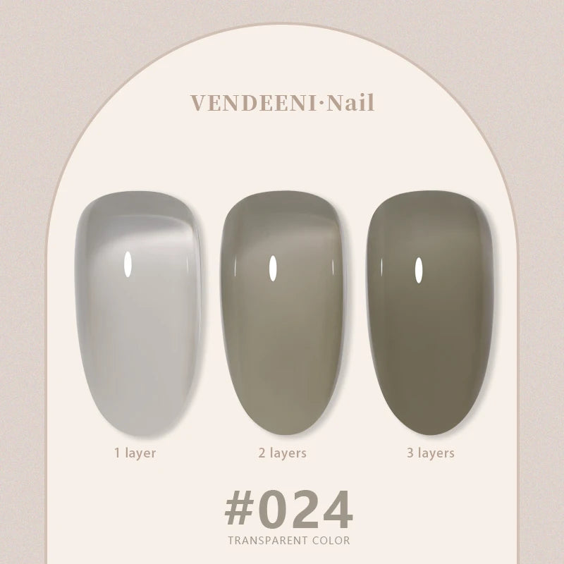 Vendeeni 24 Colors Jelly Gel Nail Polish Set - Smarsty