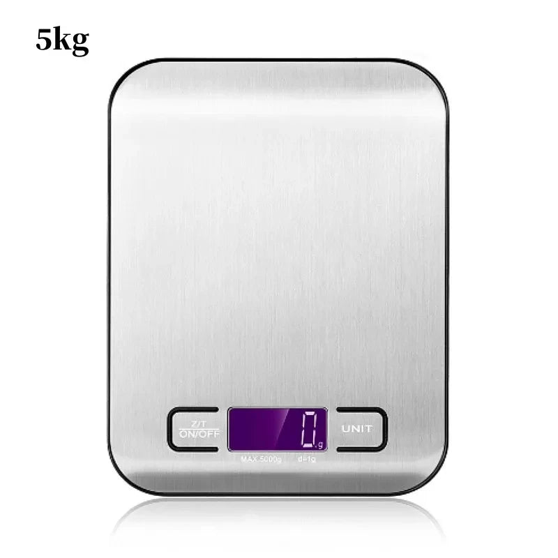 Digital Kitchen Scale with LCD Display and USB Charging - Smarsty