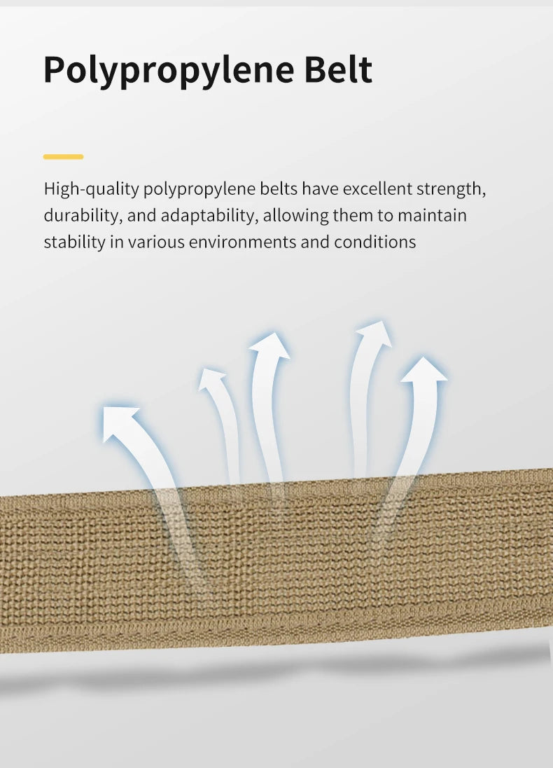 Quick Release Tactical Belt for Men Durable Outdoor Combat Belt - Smarsty