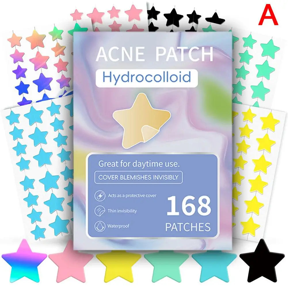 Colorful Star Acne Patches for Spot Treatment - Smarsty