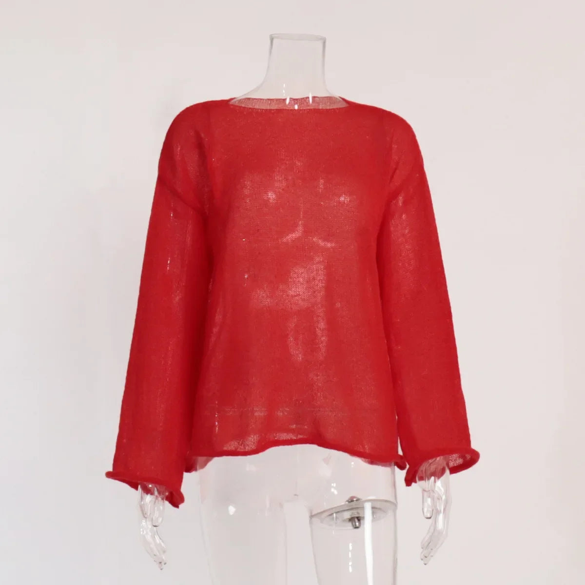 Elegant Sweater Women 2024 Summer Autumn Casual Fashion Loose Women Pullovers Chic Pink White Jumper Sueter Mujer - Smarsty