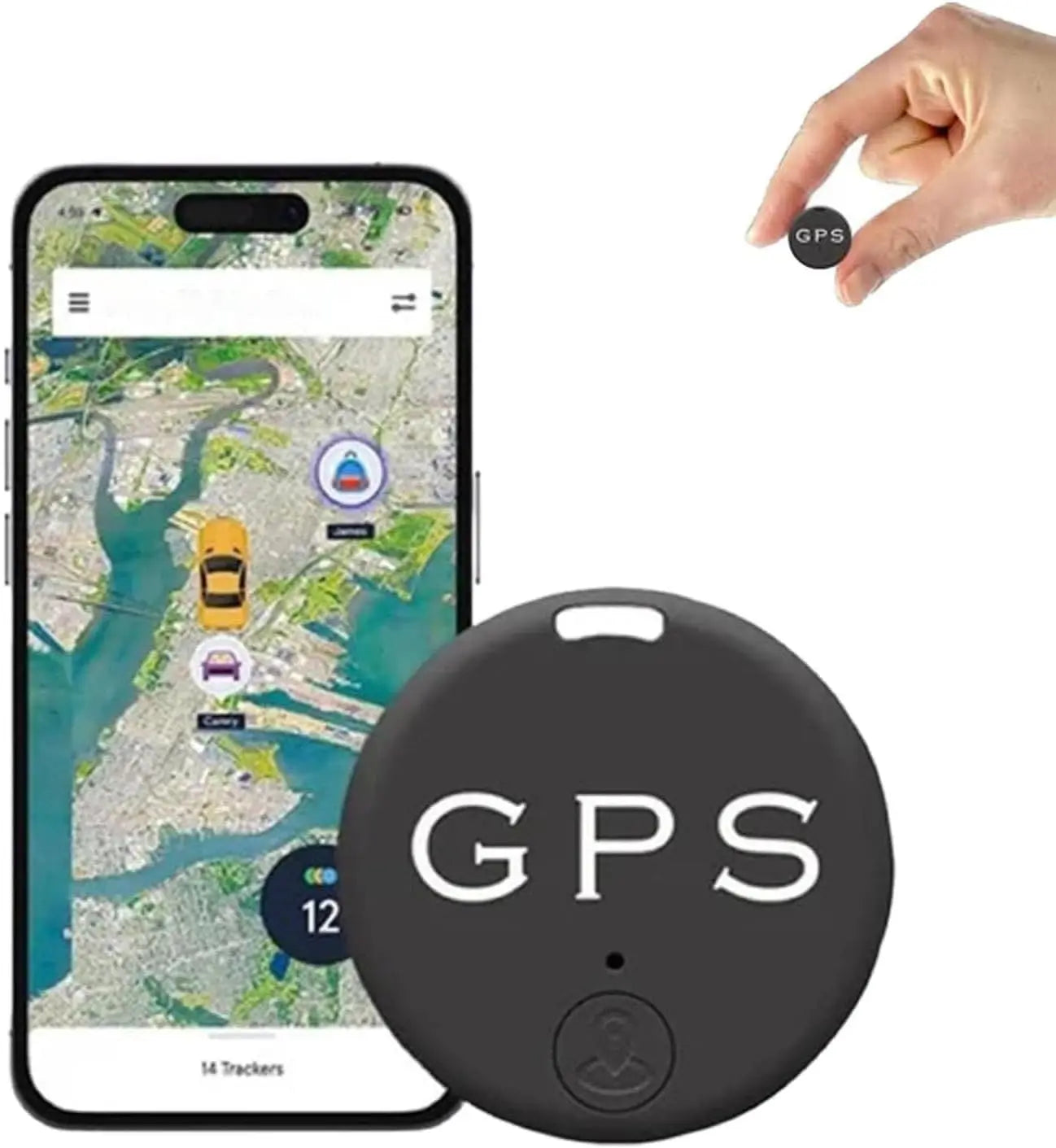 Car Vehicle Tracking Anti-Lost Locator Mini GPS Tracker for Vehicles Locator Tracker for Tracking System Bluetooth - Smarsty