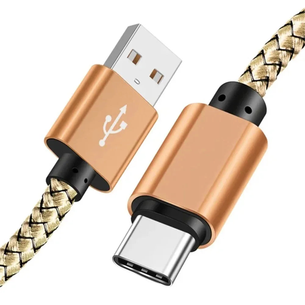 Nylon Fast Charging USB A to Type C Cable - Smarsty