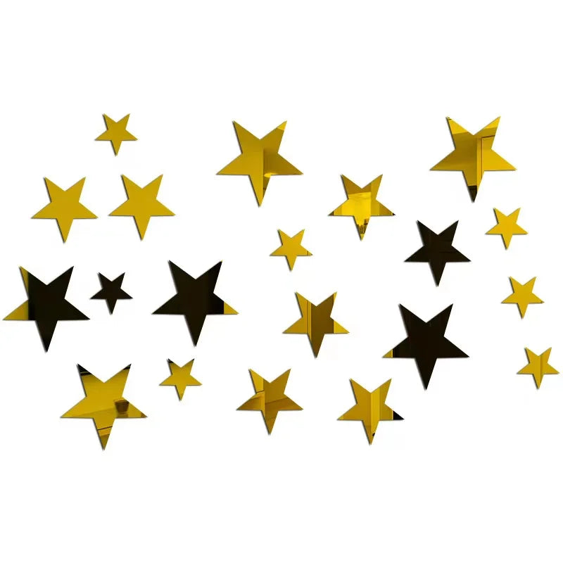 Star Mirror Wall Stickers for Stunning Home Decor - Smarsty