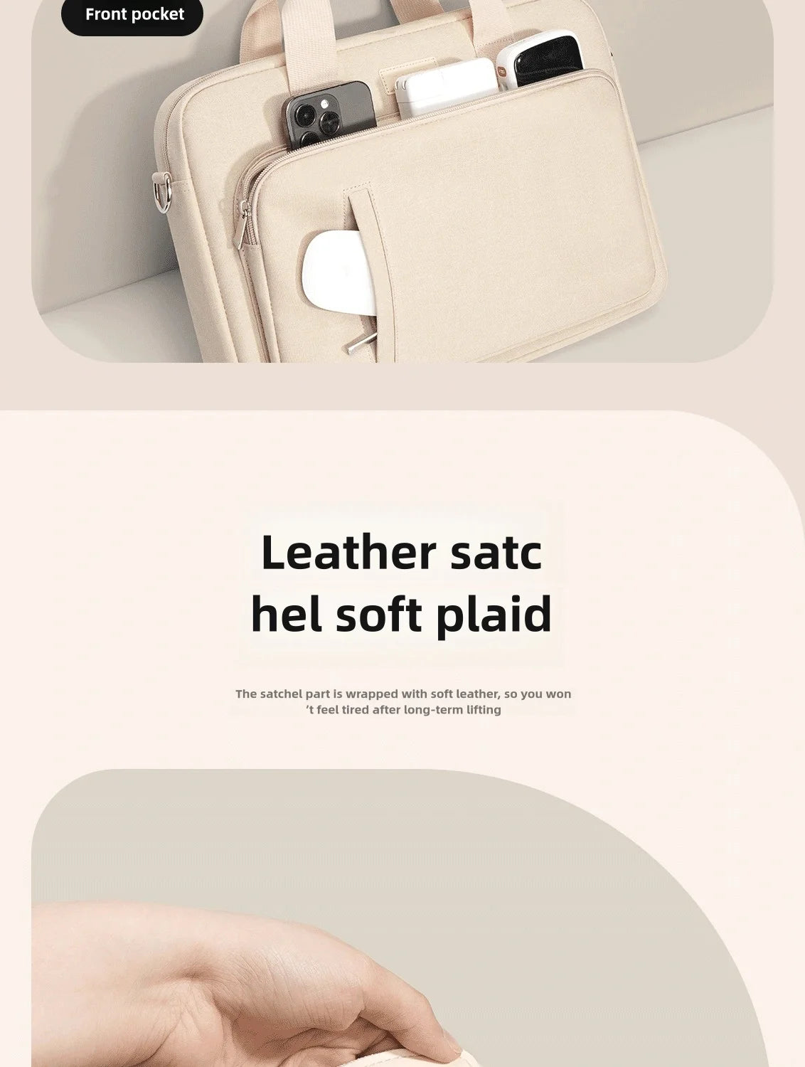 Waterproof Laptop Bag For MacBook Pro Air 13 15 Strap