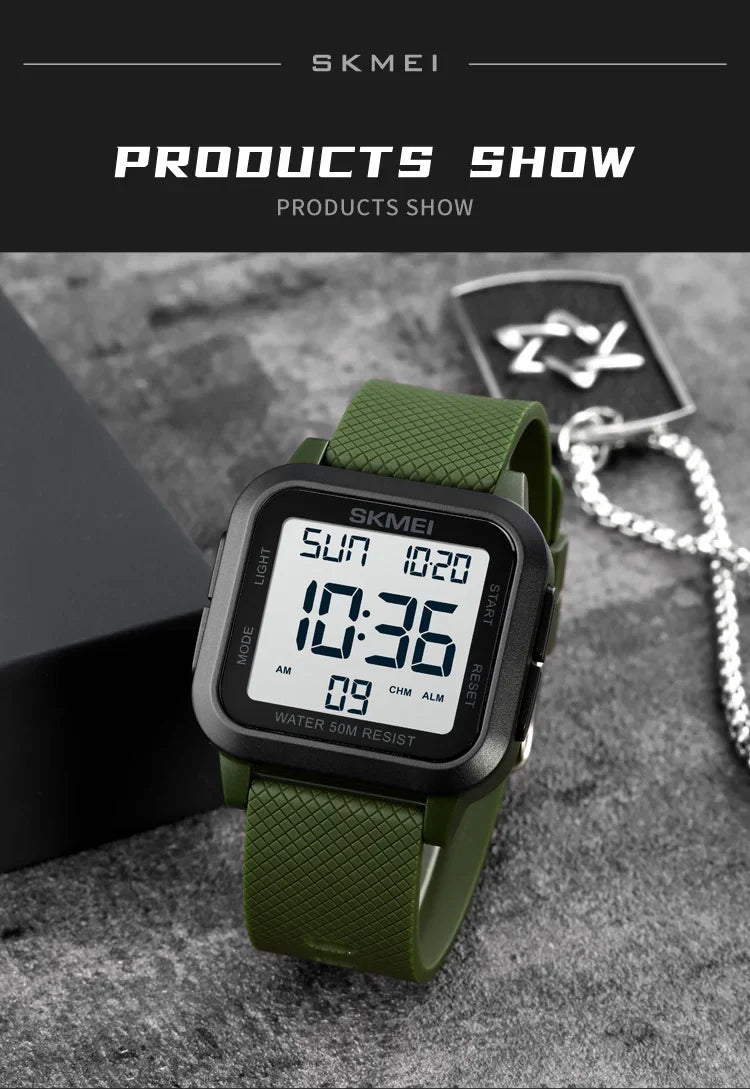 Skmei 1894 Military Waterproof Digital Watch for Men - Smarsty