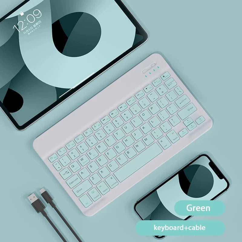Magnetic Tablet Keyboard for Tablets Bluetooth Rechargeable
