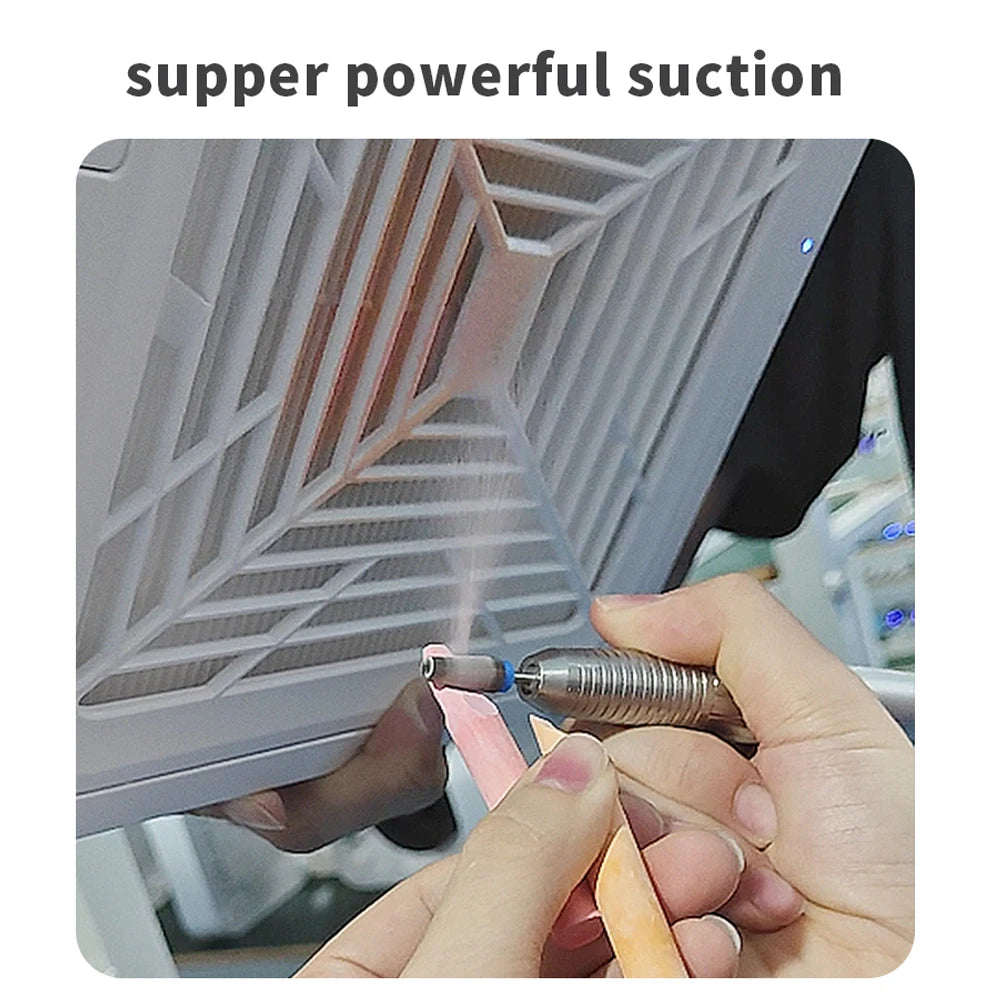 Turbine Brushless Nail Dust Remover with Strong Suction - Smarsty