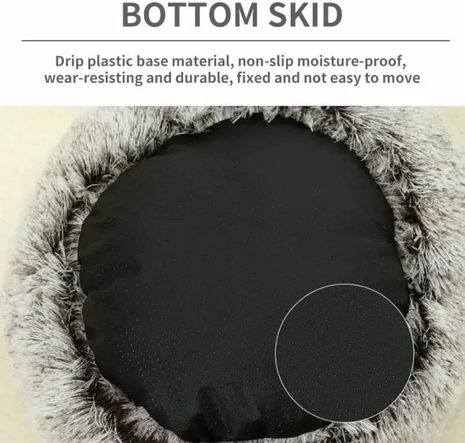 Cozy Plush Cat Bed for Warm Comfortable Sleep - Smarsty