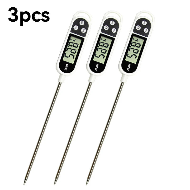 Xiaomi Digital Kitchen Food Thermometer Stainless Steel Electronic Temperature Gauge Tool Thermometer For Milk BBQ Meat Cooking by Smarsty