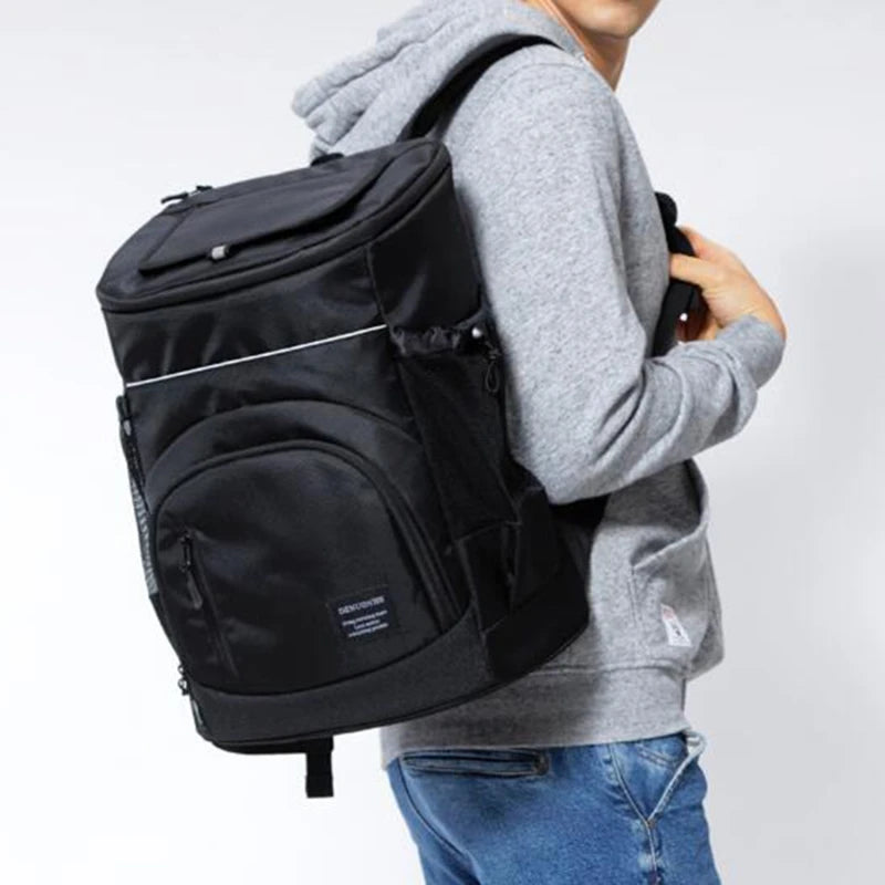 Refrigerator Bags Soft Insulated Cooler Backpack Thermal Isothermal Fridge Travel Outdoor Beach Ice Beer Backpack 30L - Smarsty