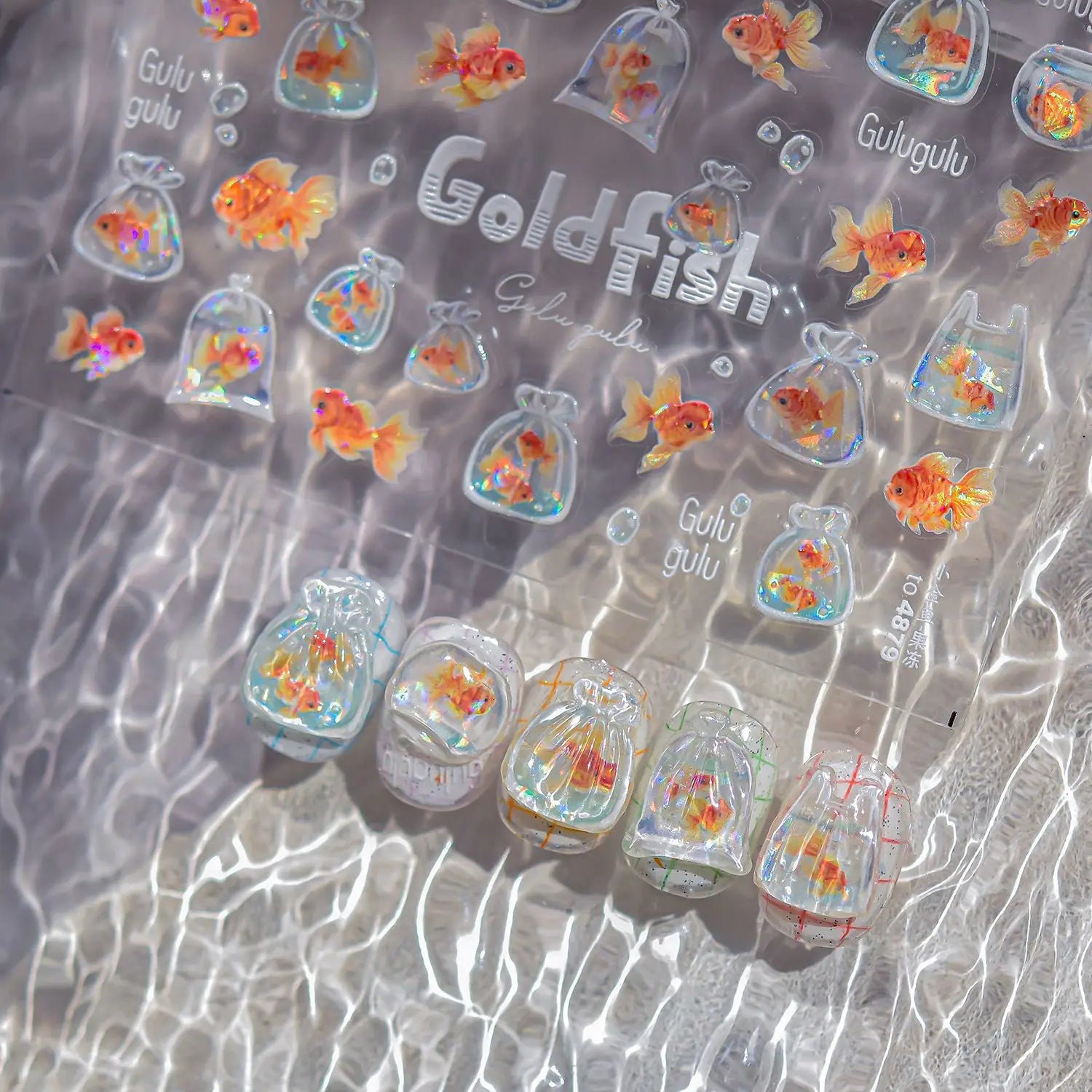 Cute Starfish Nail Charm Stickers for Summer Nail Art - Smarsty