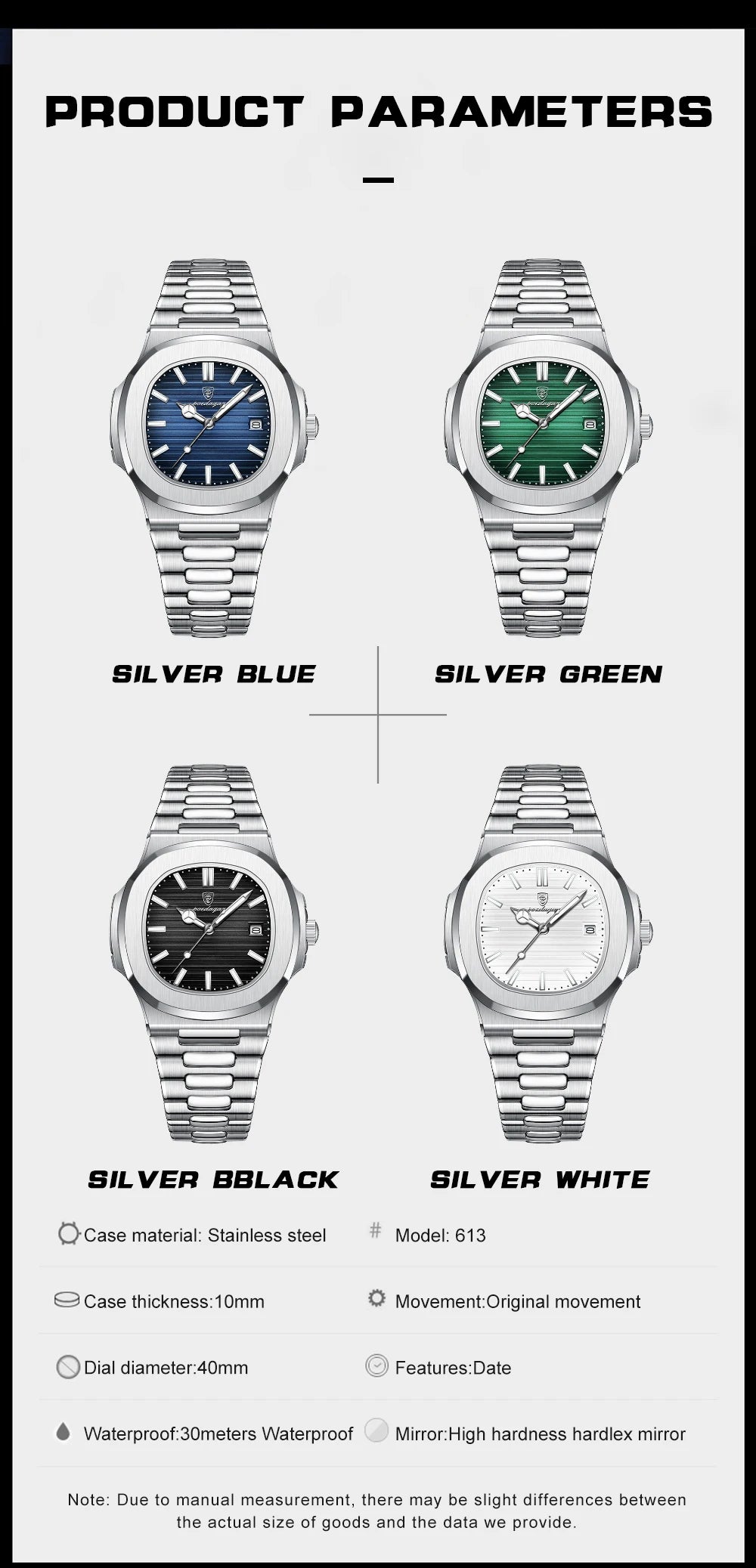 Luxury Waterproof Quartz Men Watch with Luminous Dial - Smarsty