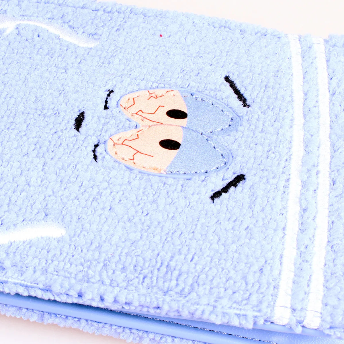 Towel cloth embroidered anime fashion wallet, designer personalized ID card holder - Smarsty