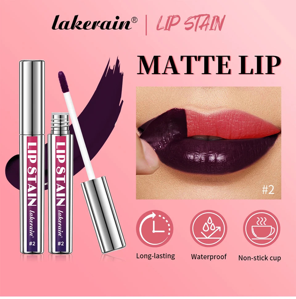 Long Lasting Korean Matte Lip Tint Waterproof Formula - Smarsty