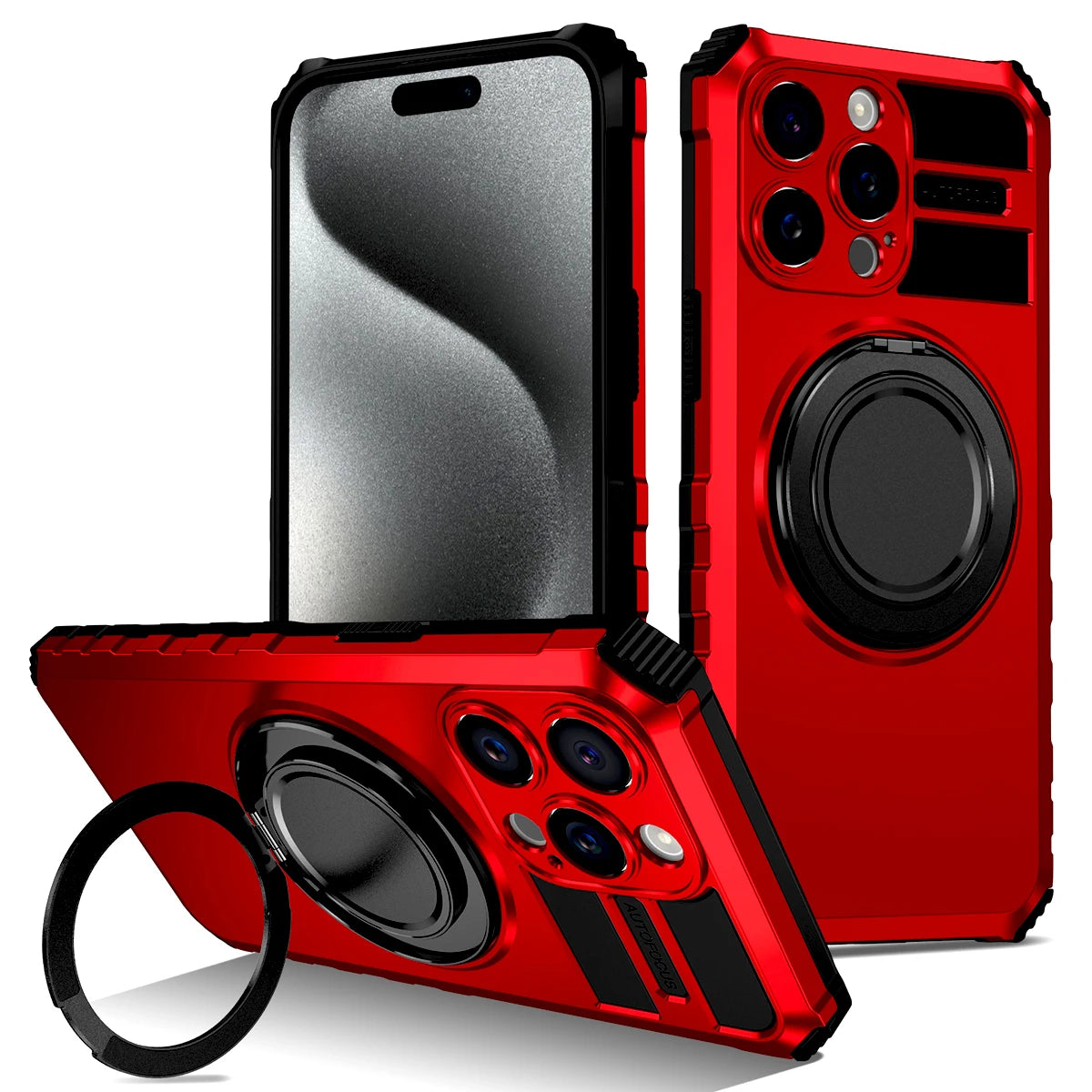 Luxury Shockproof Armor Magnetic Case For iPhone 17 16 15 14 13 12 11 Pro Max 16Pro 15Pro for Magsafe Wireless Charge Cover