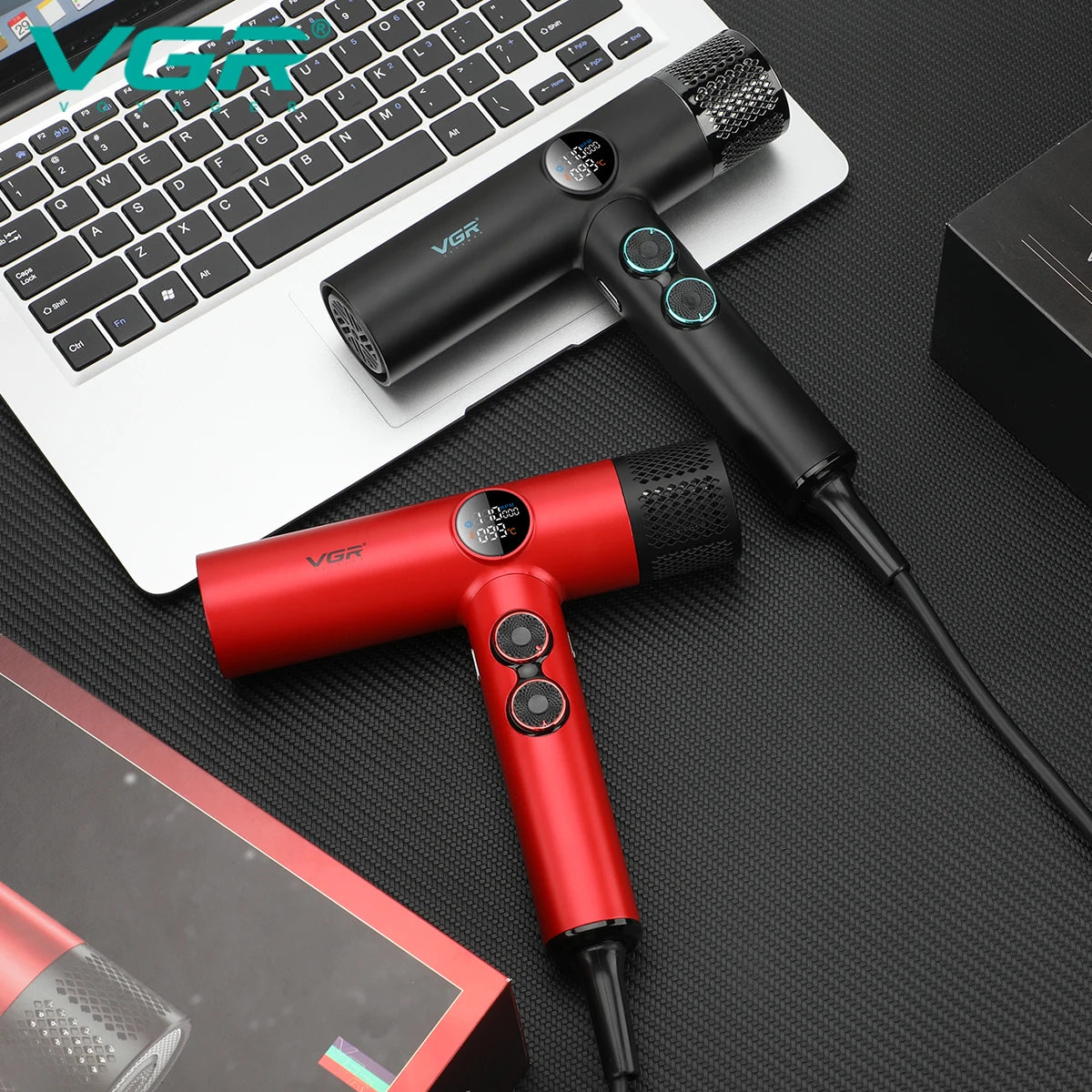Professional VGR Hair Dryer with Hot and Cold Settings - Smarsty