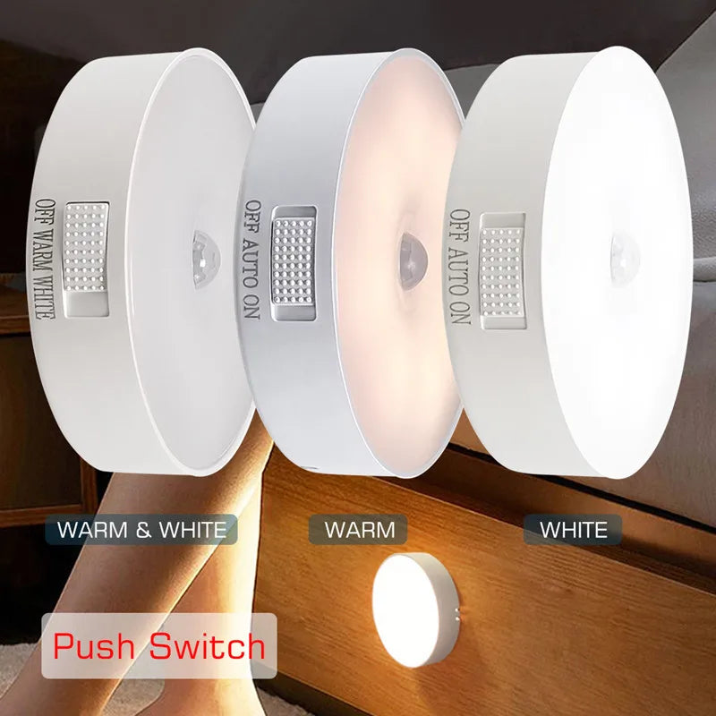 USB Rechargeable Motion Sensor LED Night Light - Smarsty