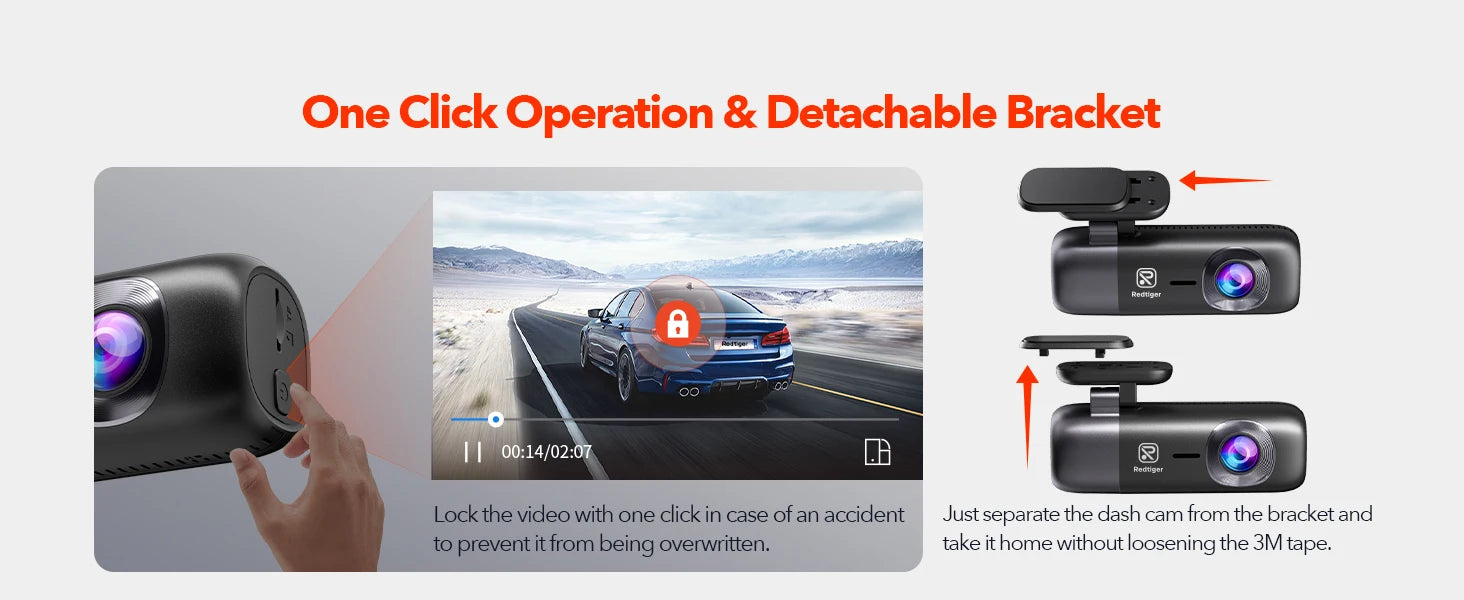4K Dashboard Camera Front And Rear With Night Vision GPS - Smarsty