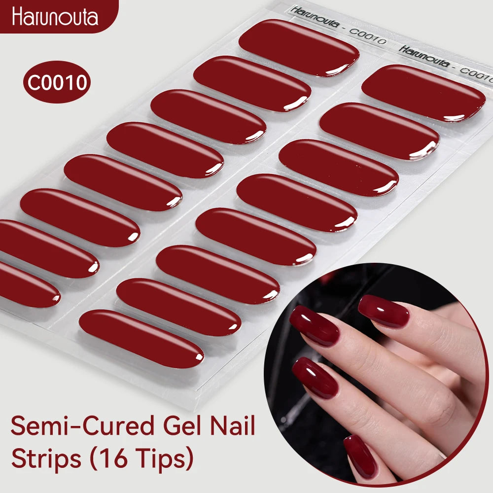 Gradient Auroras Gel Nail Strips for Easy DIY Manicure - Smarsty