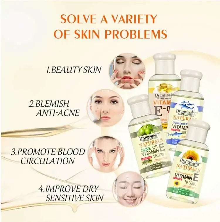 Vitamin E Face Essence Oil for Brightening and Pore Minimizing - Smarsty