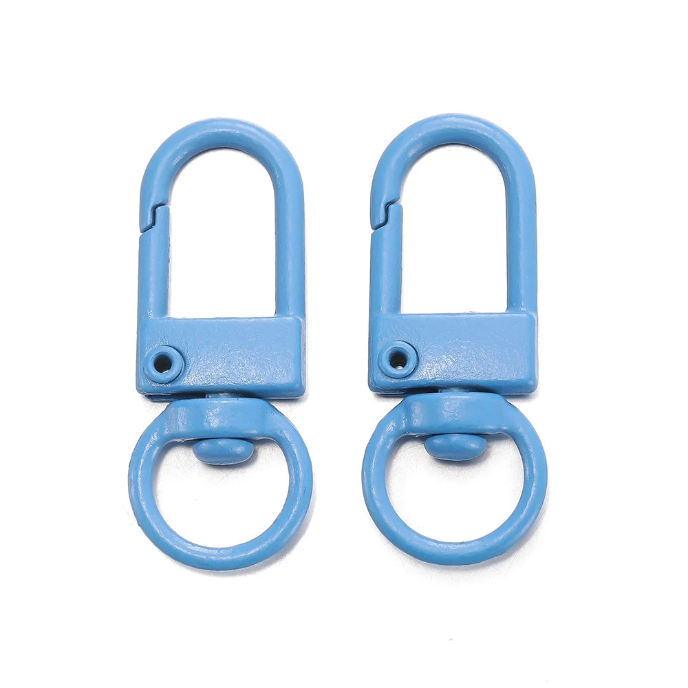 Colorful Alloy Snap Lobster Clasp Keychain Hooks Set - Smarsty