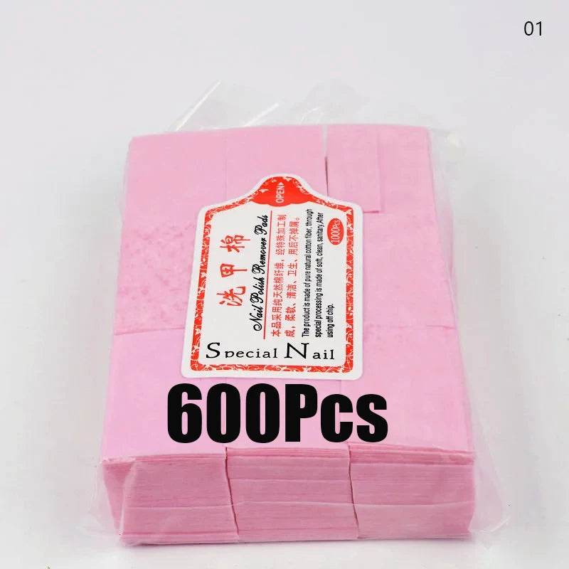 100 Percent Cotton Lint-Free Nail Wipes for Easy Removal - Smarsty