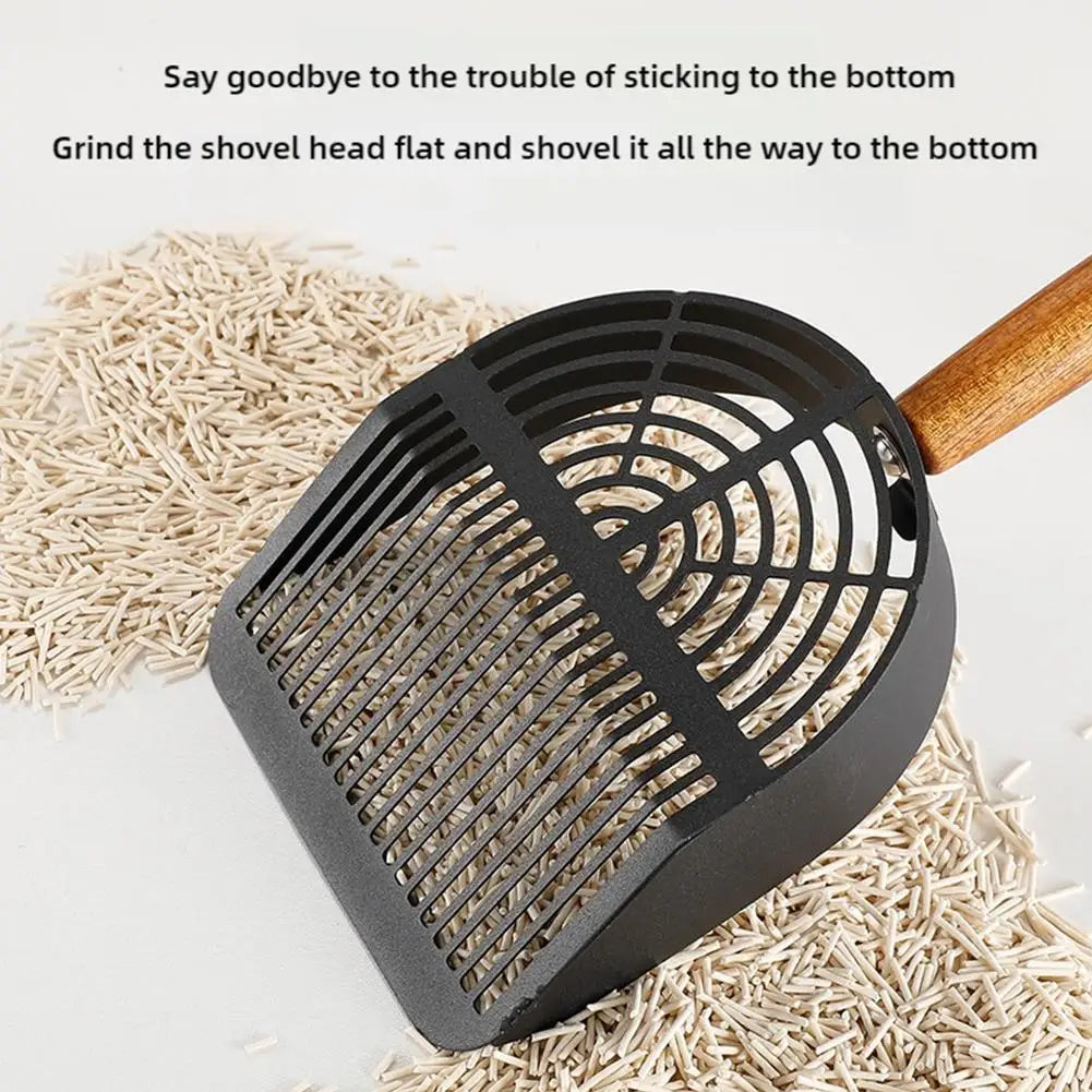 Long Handle Steel Cat Litter Scoop for Easy Cleaning - Smarsty