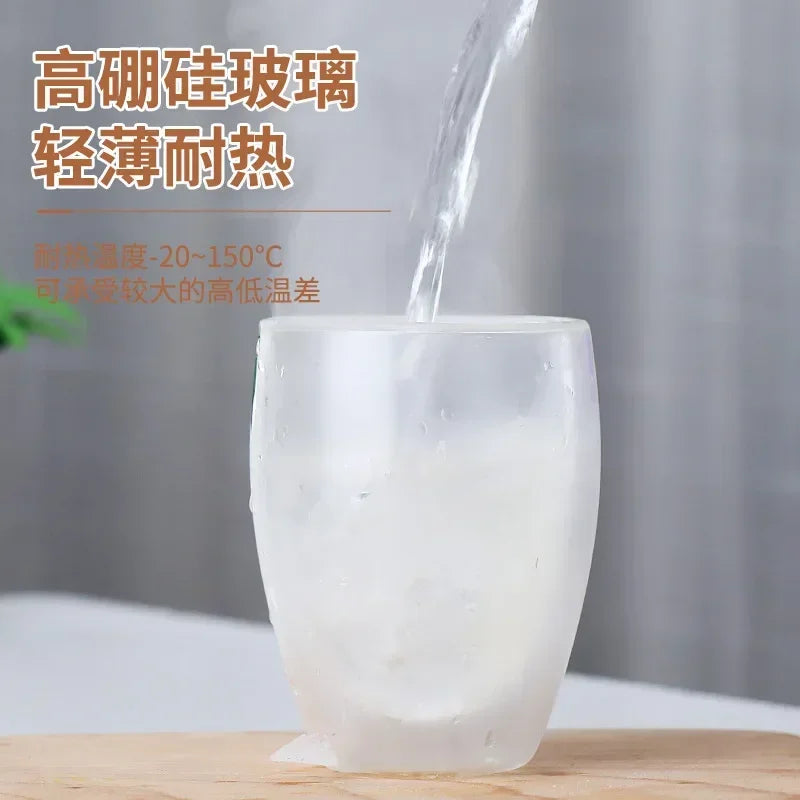 Heat Resistant Double Wall Glass Cup for Coffee and Beer - Smarsty