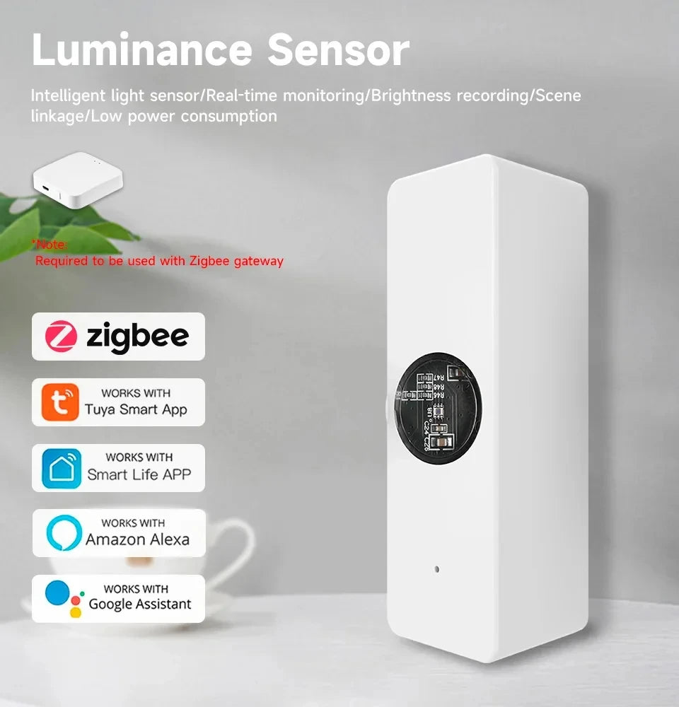 Tuya ZigBee Light Sensor for Smart Home Automation - Smarsty