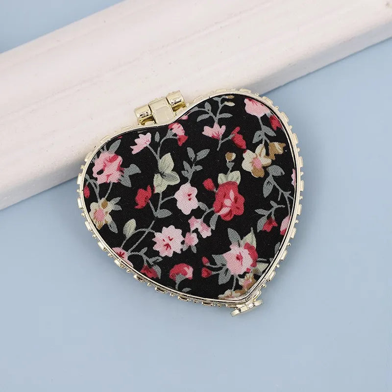 Portable Floral Makeup Mirror for Women Gifts - Smarsty