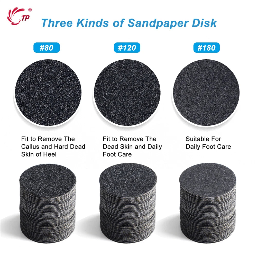 Pedicure Sandpaper Discs for Dead Skin Removal - Smarsty