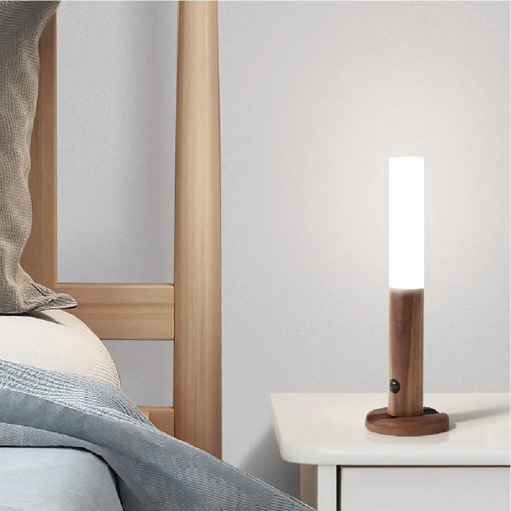 Intelligent Wooden Magnetic LED Night Light for Safety - Smarsty