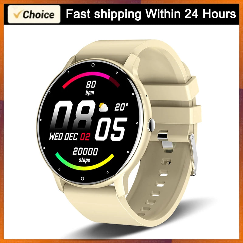 Smart Fitness Watch with Heart Rate Monitor and Waterproof Design - Smarsty