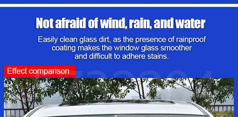 Car Glass Anti-rain Water Spray Repellent Nano Coating Hydrophobic Waterproof Agent Oil Film Removing Auto Glass Film Agent