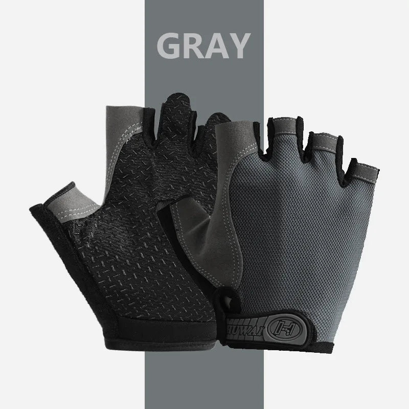 Breathable Anti Slip Fingerless Cycling Gloves for Men Women - Smarsty