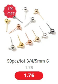 Stainless Steel Jump Rings Gold Color Nickel Free Set - Smarsty