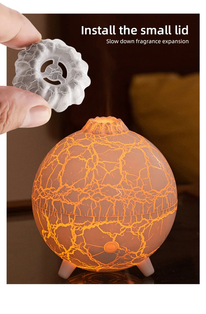 Colorful Atmosphere Lamp USB Humidifier with Essential Oil Diffuser - Smarsty