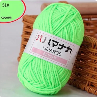 Soft Cotton Knitting Yarn for DIY Baby Sweaters - Smarsty