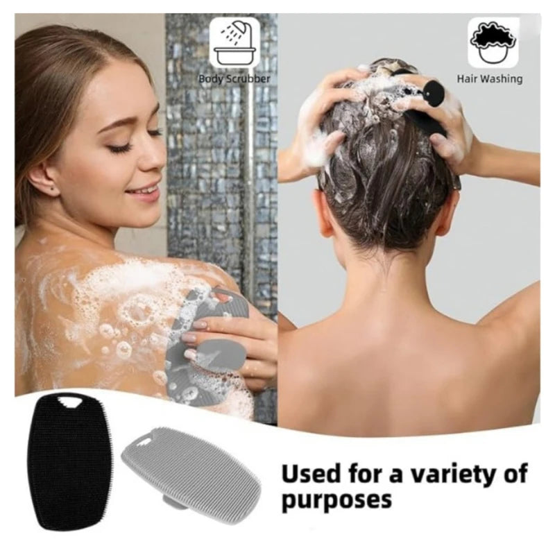 Soft Silicone Exfoliating Brush for Gentle Body Cleansing - Smarsty