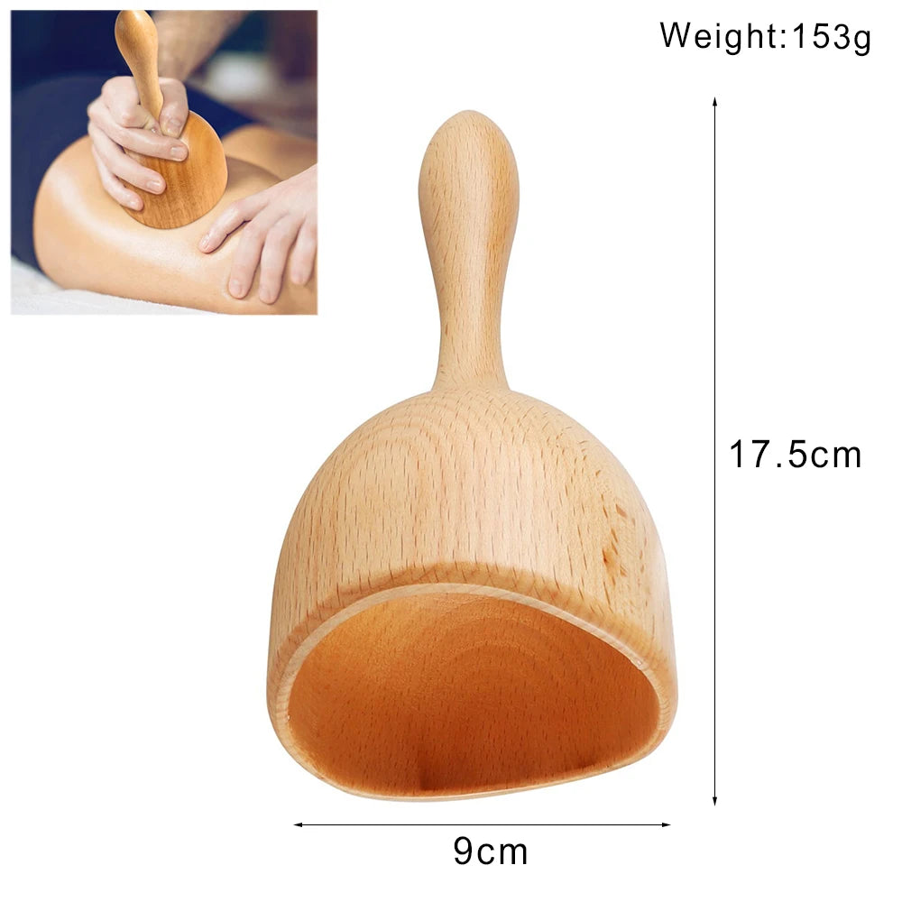 Wooden Lymphatic Drainage Massage Tools for Body Shaping - Smarsty