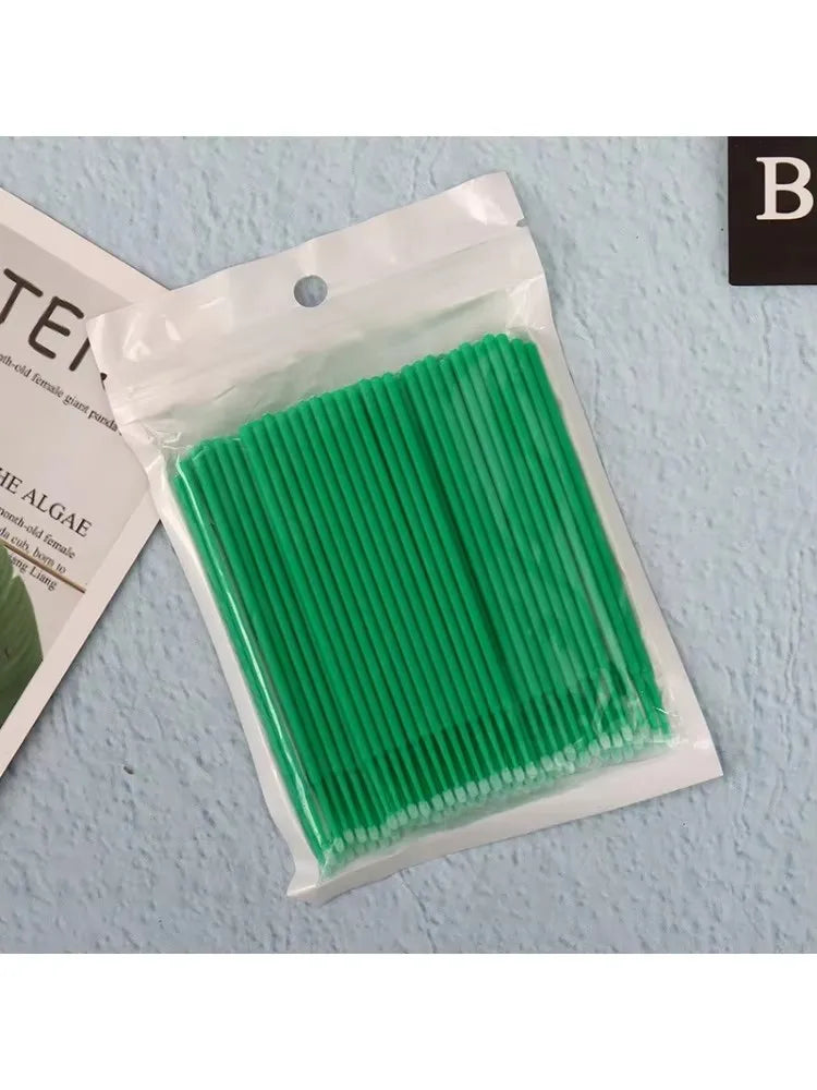 Eyelash Extension Cleaning Swabs for Perfect Makeup Application - Smarsty