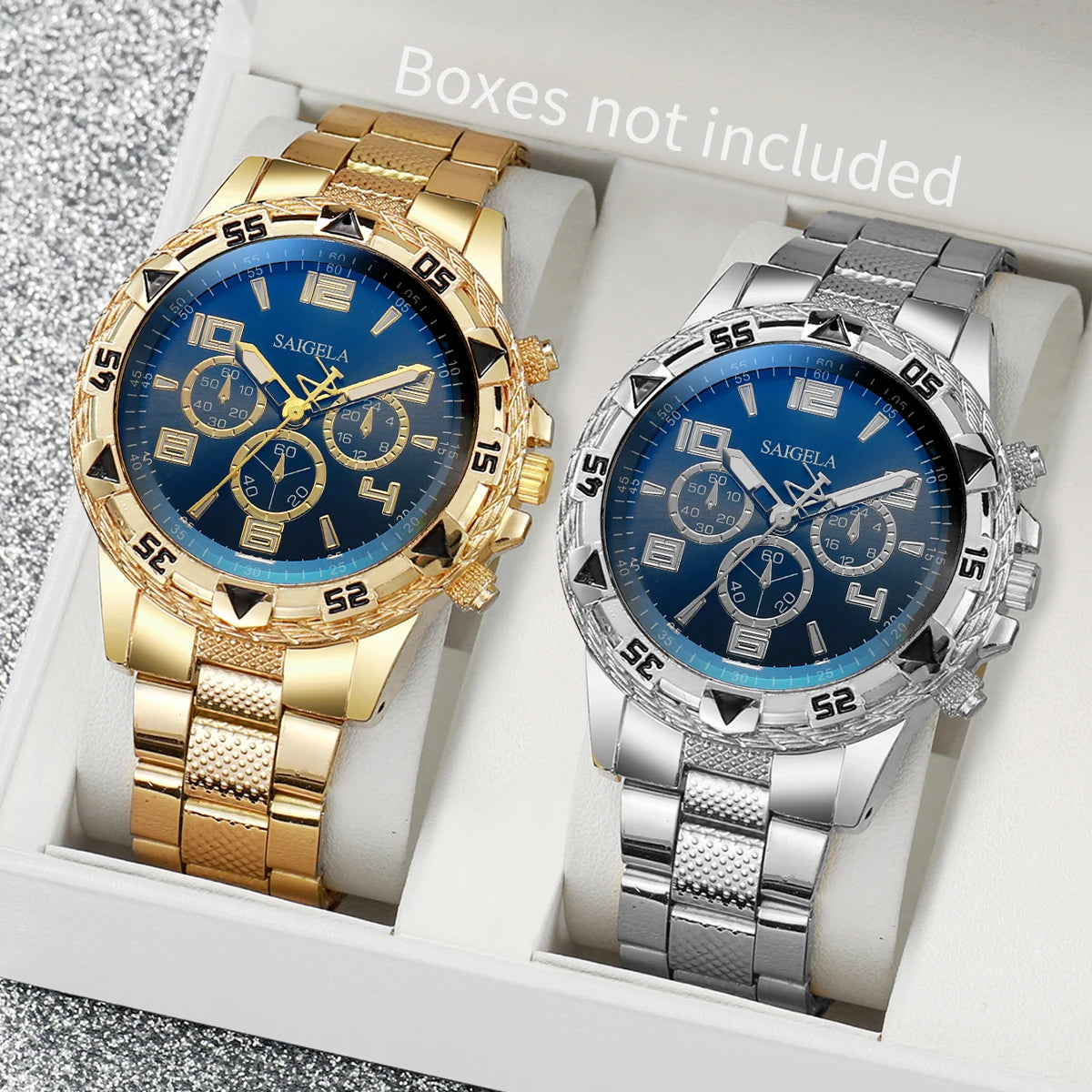Men's Business Quartz Watches Set with Stylish Arabic Dial - Smarsty