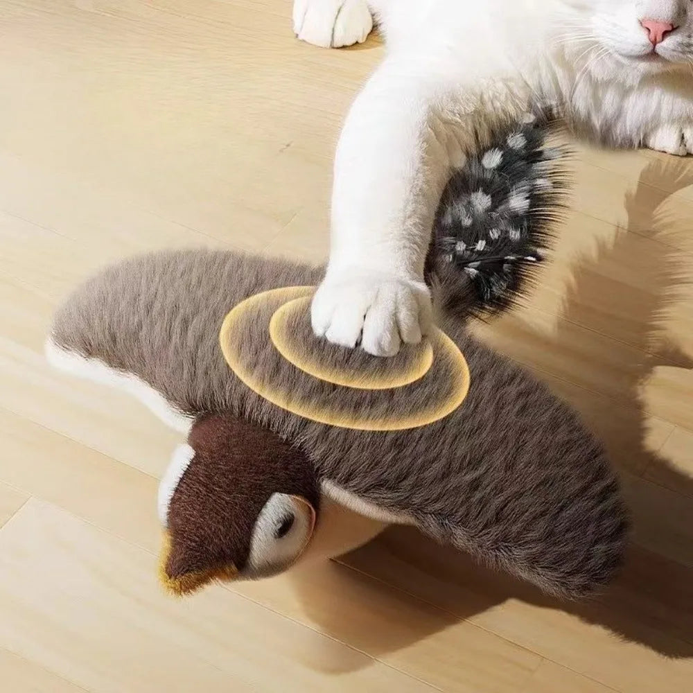Touch Sensitive Rechargeable Chirping Bird Cat Toy - Smarsty