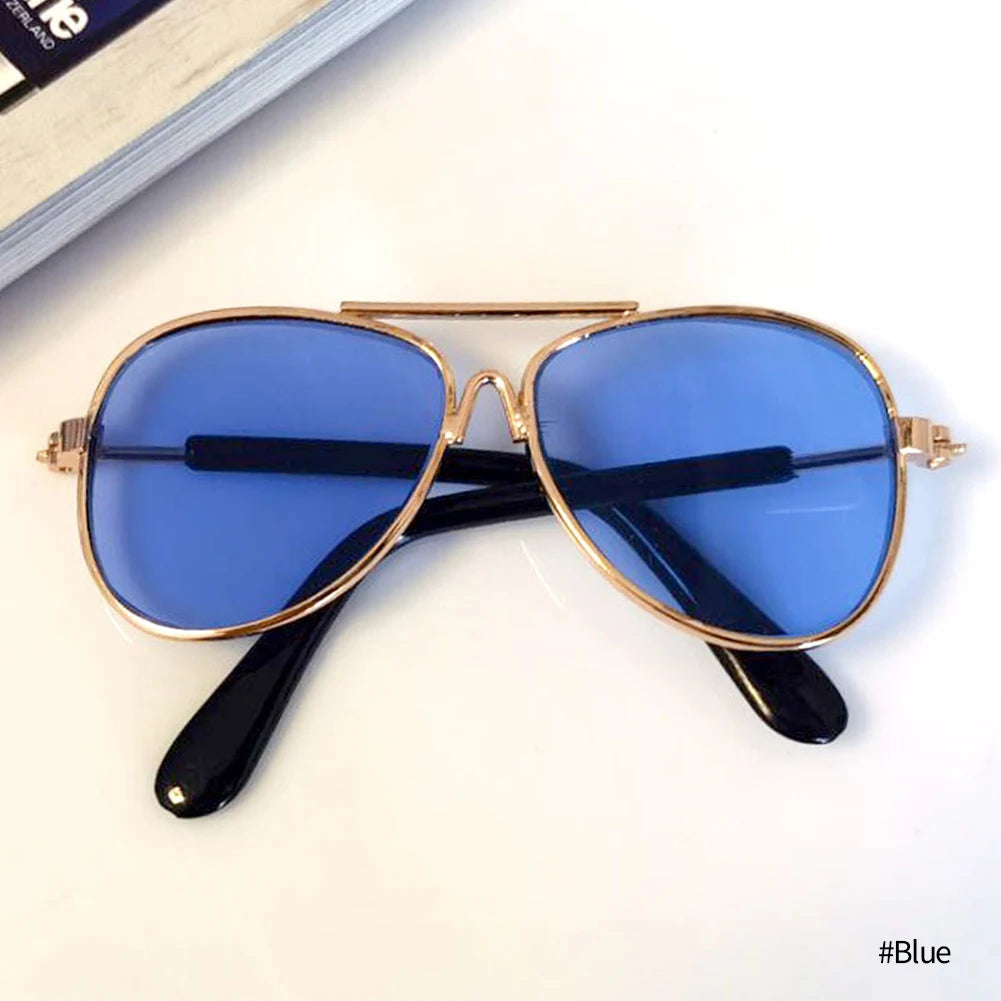 Vintage Round Dog Sunglasses for Stylish Pet Photos - Smarsty