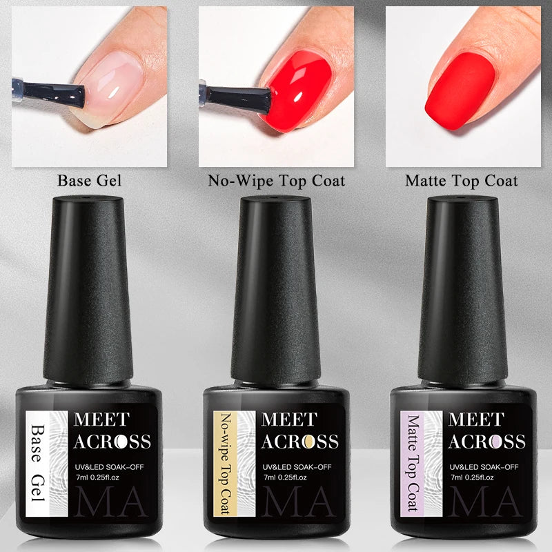 Meet Across UV Base Top Coat Gel Polish for Durable Manicures - Smarsty